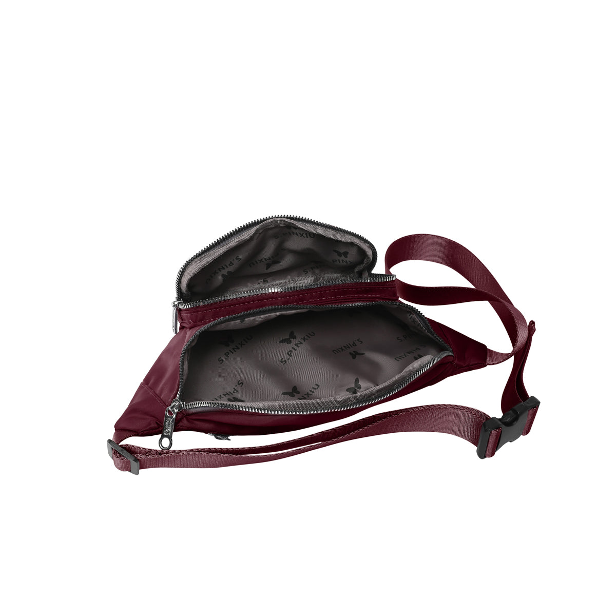 PL7716 2025 Oxford Cloth Waist Bag Zipper Chest Bag Sport Travel Girl Belly Pocket Hip Bum Bag Fashion Phone Fanny Pack for Women