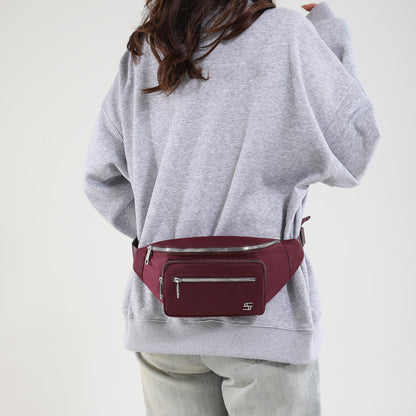PL7716 2025 Oxford Cloth Waist Bag Zipper Chest Bag Sport Travel Girl Belly Pocket Hip Bum Bag Fashion Phone Fanny Pack for Women