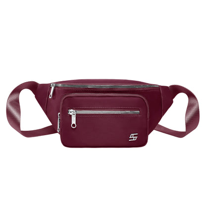 PL7716 2025 Oxford Cloth Waist Bag Zipper Chest Bag Sport Travel Girl Belly Pocket Hip Bum Bag Fashion Phone Fanny Pack for Women