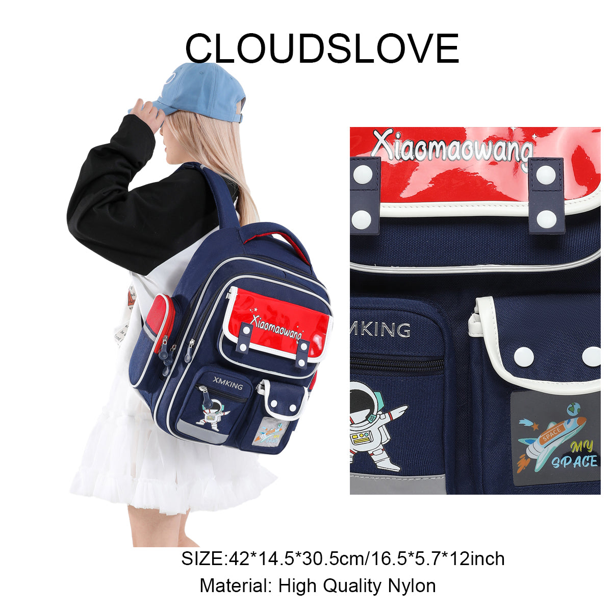 YW03 Sanrio Pacha Dog New Fashion Burden Reduction Ridge Protection Student School Bag Cartoon Kulomi Air Cushion Strap Backpack