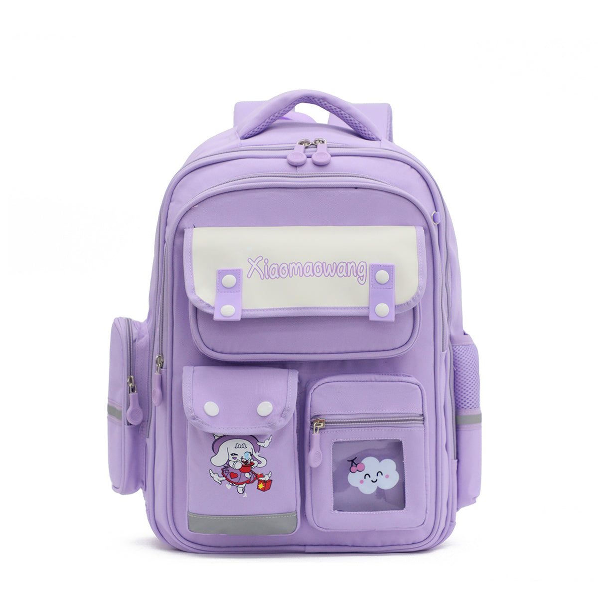 YW03 Sanrio Pacha Dog New Fashion Burden Reduction Ridge Protection Student School Bag Cartoon Kulomi Air Cushion Strap Backpack